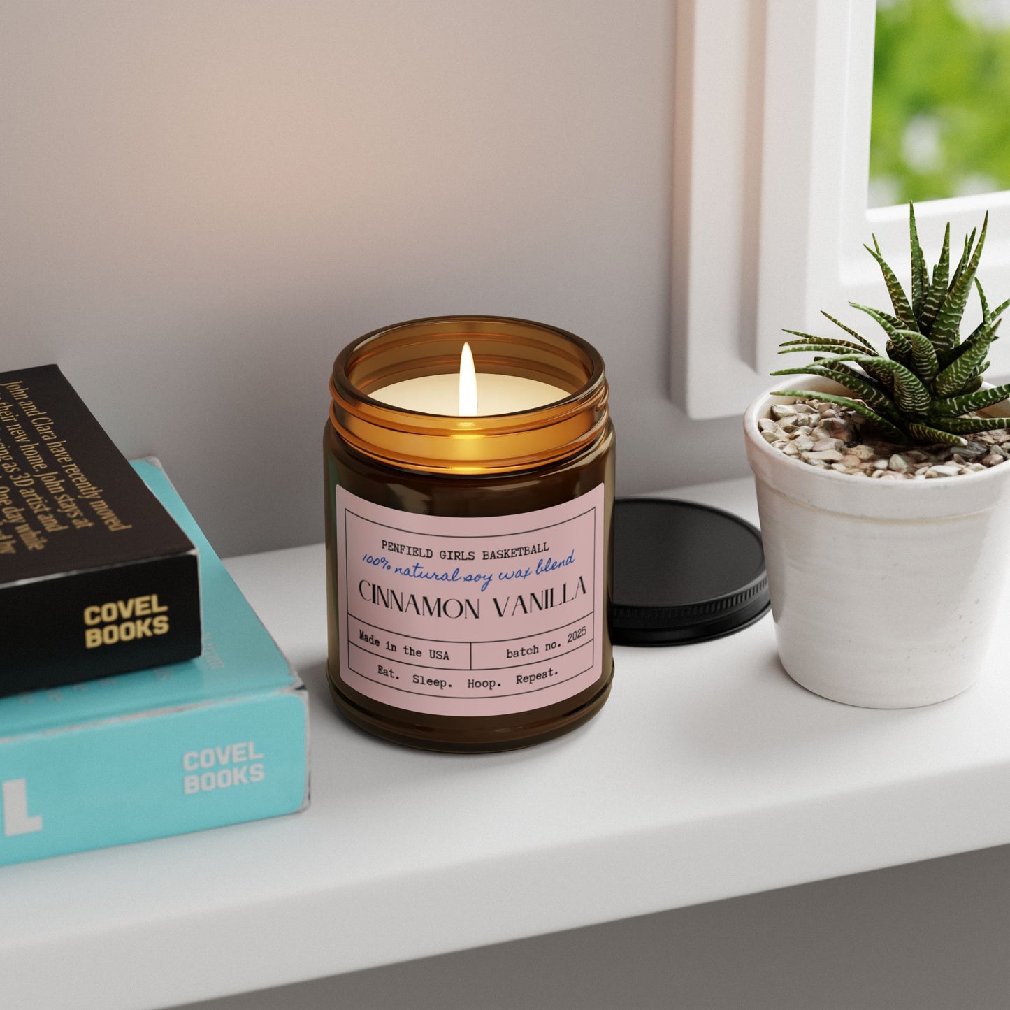 Scented Soy Candle (Amber Jar)