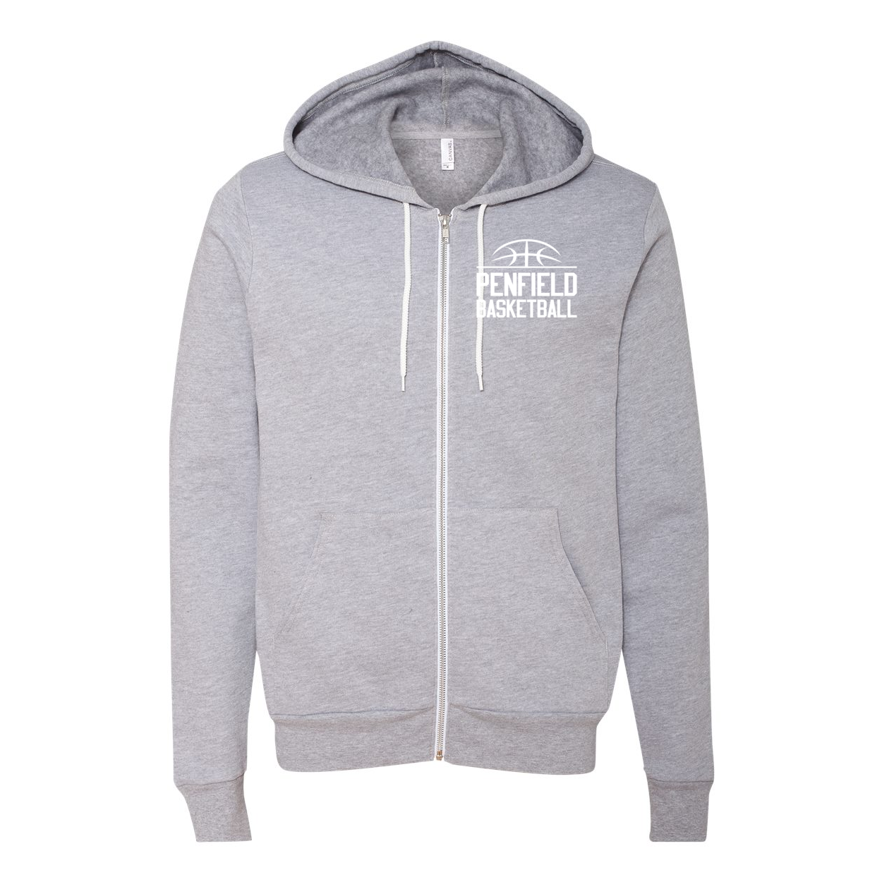 Unisex Full-Zip Hooded Sweatshirt