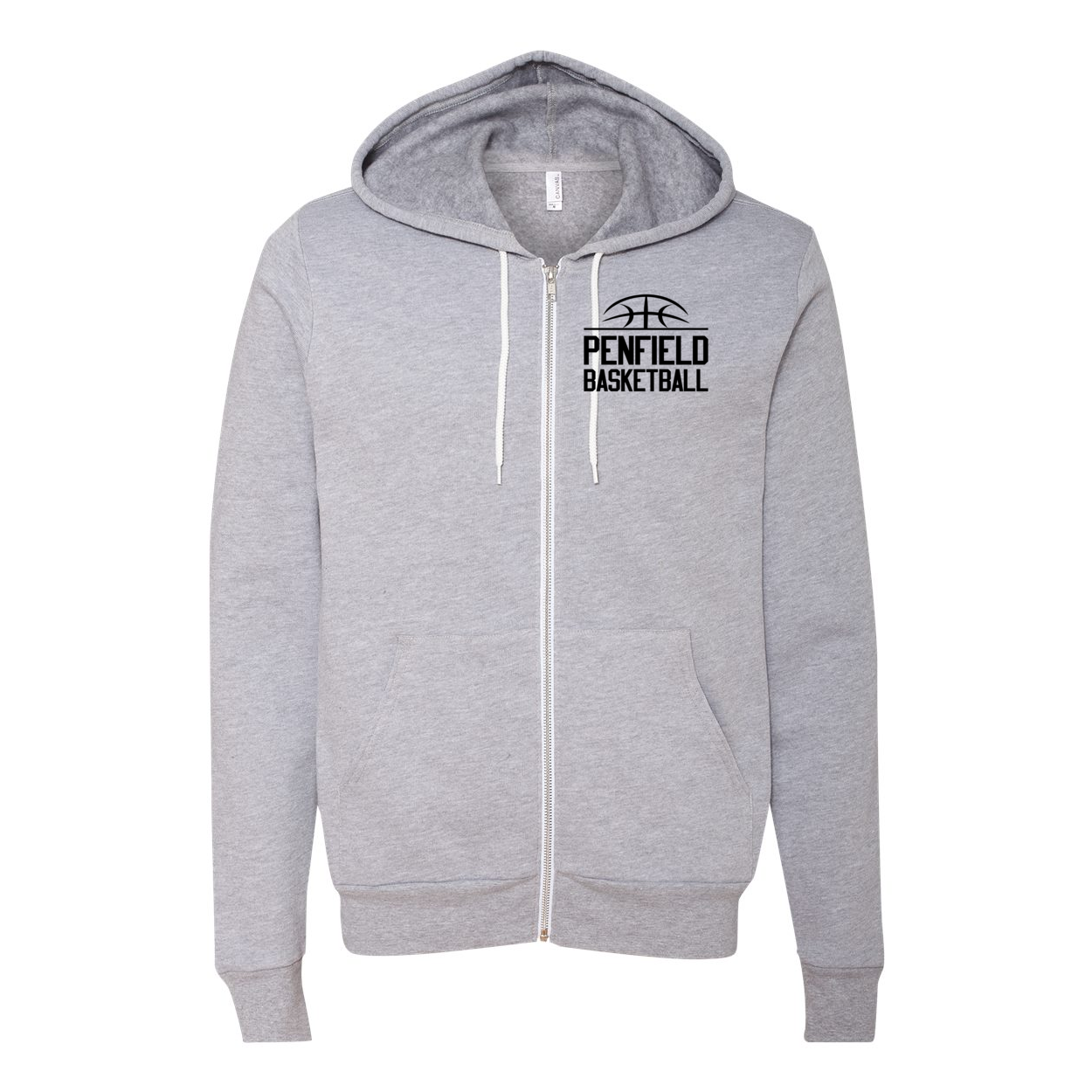 Unisex Full-Zip Hooded Sweatshirt